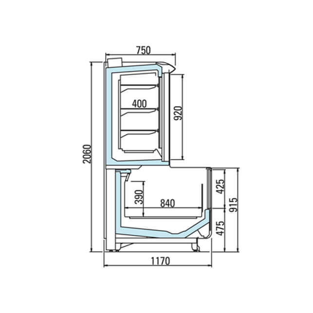 Combined Freezer